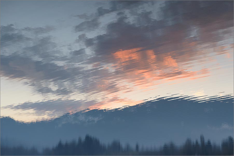 Tramonto sul lago di Endine