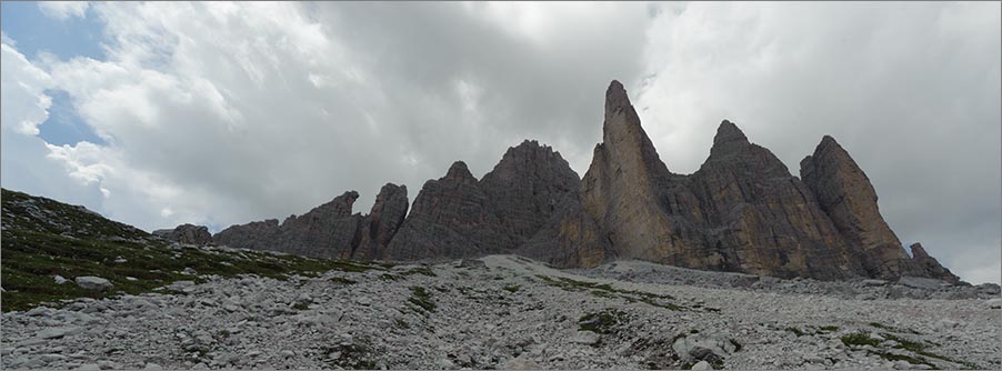 La Tre cime, lato meno famoso