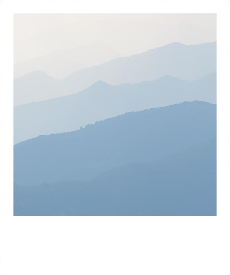 Polaroid Vista dal Linzone