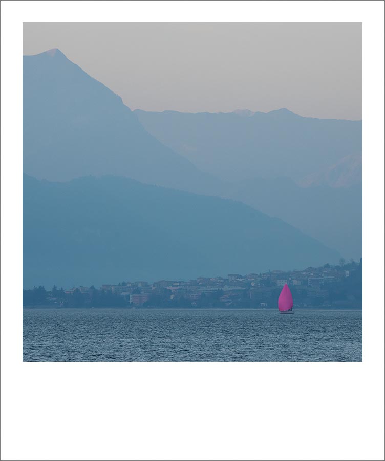 Polaroid Vista da Lecco