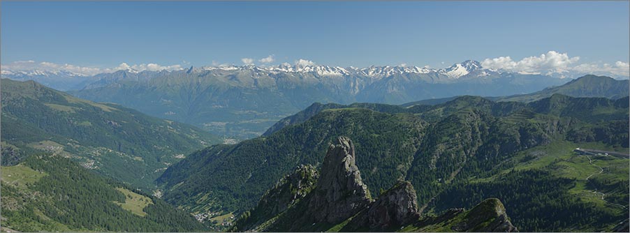 Panorama dal rifugio Benigni