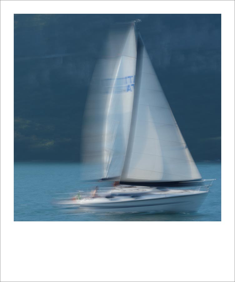 Polaroid Navigazione sul Lago di Como